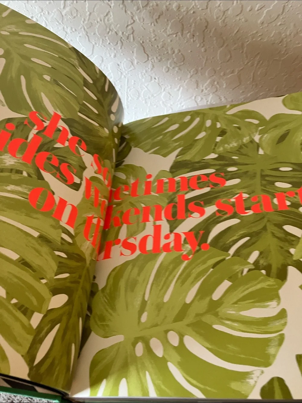 kate spade: Green “Places to Go People to See” Table Book- gold foil